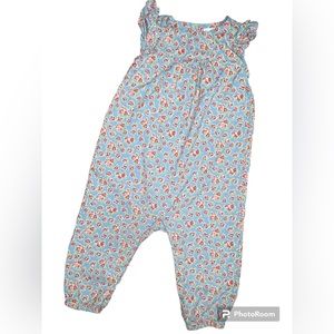 Ralph Lauren cute baby girl flower jumpsuit